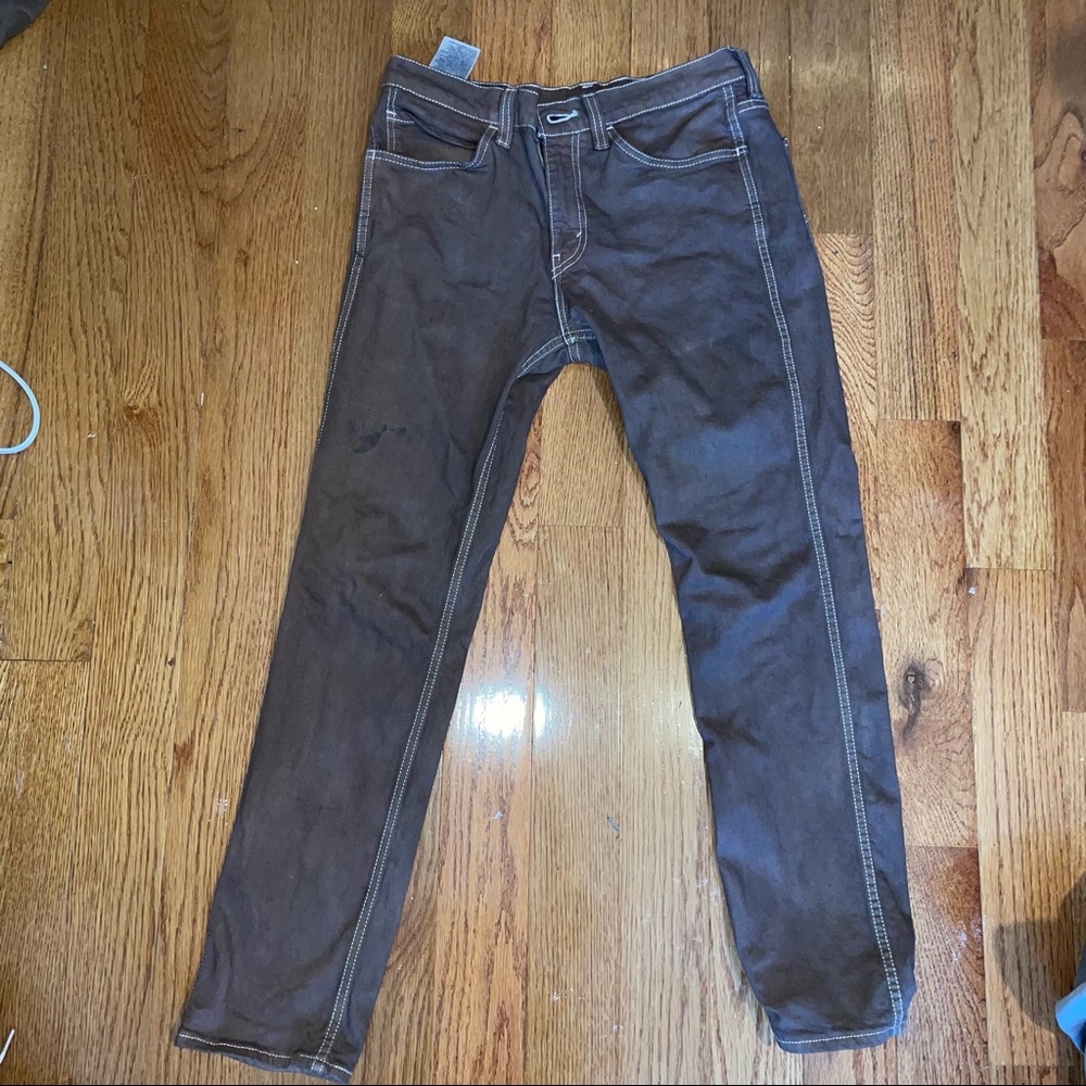 Brown Levi’s Jeans (dyed) (32x30) - Picture 1 of 3